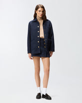 Wickel-Minirock aus Bouclé in Baumwolle und Wolle -  | Pinko