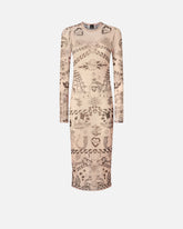 Printed tulle dress -  | Pinko