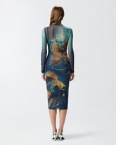 Printed tulle dress -  | Pinko