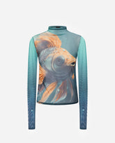 Printed tulle sweater -  | Pinko