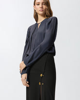 Combined fitted calf-length dress -  | Pinko