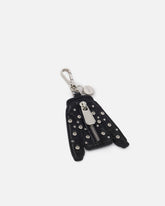 Sweatshirt keyring with studs and zip -  | Pinko