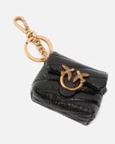 Love Bag Puff AirPods case in shiny leather -  | Pinko