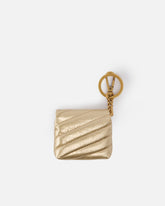 Love Bag Puff AirPods case in shiny leather -  | Pinko