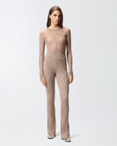 Lange, ausgestellte Hose in Strick -  | Pinko