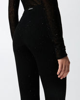 Lange, ausgestellte Hose in Strick -  | Pinko