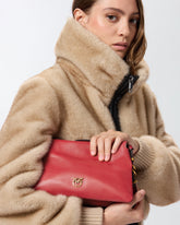 Mini One, Two, Three Bag in leather with shoulder strap -  | Pinko