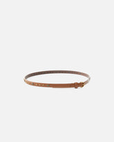 Leather belt with studs, 1.5 cm -  | Pinko