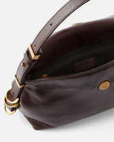 Kleine Schultertasche Saddle Bag aus Leder -  | Pinko