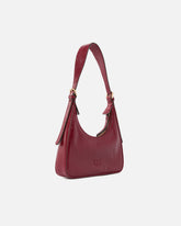 Miss PINKO Mini hobo shoulder bag in shiny leather -  | Pinko