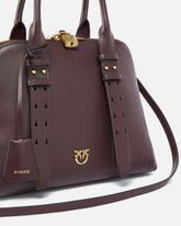 Mittelgroße Henkeltasche Escape Bag aus Leder -  | Pinko