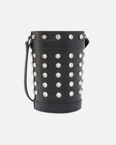 Kleine Beuteltasche aus Leder mit Strass -  | Pinko