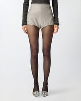 Shorts in Full Strass mit hohem Bund -  | Pinko