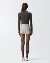 Shorts in Full Strass mit hohem Bund -  | Pinko