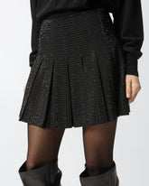 Minirock mit Strasssteinen -  | Pinko