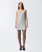 Fully rhinestoned mini dress -  | Pinko