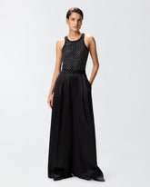 Tanktop mit Strass und Nieten -  | Pinko