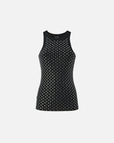 Tanktop mit Strass und Nieten -  | Pinko