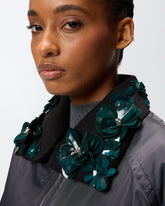 Blouson jacket with jewel embellishment -  | Pinko