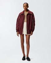 Oversize-Jacke im Blouson-Stil mit kontrastierenden Profilen -  | Pinko