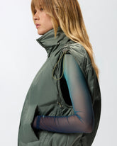 Technical fabric down vest -  | Pinko