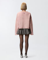 Weiter Pullover aus einer Mischung aus Wolle und Mohair -  | Pinko