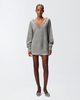 Pullover aus einem Wollmix mit Schmuckstickerei -  | Pinko