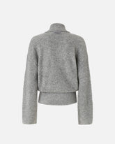 Wool-blend jacket with jewel embroidery -  | Pinko