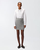 Minirock in Strick mit Schmuckstickerei -  | Pinko