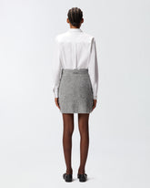 Minirock in Strick mit Schmuckstickerei -  | Pinko