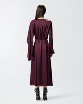 Long dress with sash -  | Pinko