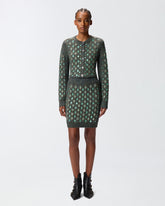 Strickrock mit Schmuckstickerei -  | Pinko