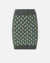 Strickrock mit Schmuckstickerei -  | Pinko