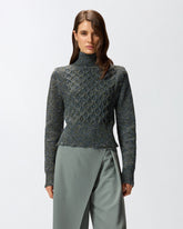 Knit turtleneck with cable stitch -  | Pinko