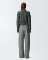 Knit turtleneck with cable stitch -  | Pinko