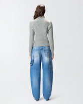 Knit turtleneck with cable stitch -  | Pinko