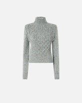 Knit turtleneck with cable stitch -  | Pinko