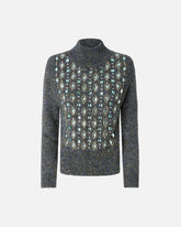 Cardigan mit Zopfmuster und Schmuckstickerei -  | Pinko