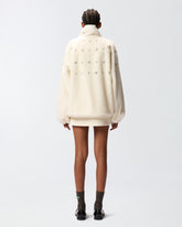 Bomberjacke aus Fleece mit Schmuckstickerei -  | Pinko