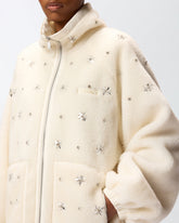 Bomberjacke aus Fleece mit Schmuckstickerei -  | Pinko