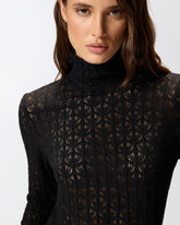 Pullover aus Spitze mit transparenter Optik -  | Pinko