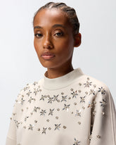 Pullover mit Schmuckstickerei -  | Pinko