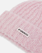 Beanie with PINKO logo lettering -  | Pinko