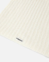 Ribbed scarf with PINKO logo lettering -  | Pinko