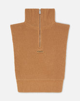 Knit neck warmer with zip -  | Pinko