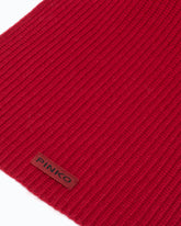 Ribbed cashmere- and wool-blend scarf -  | Pinko