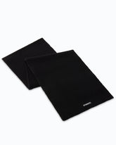 Ribbed cashmere- and wool-blend scarf - Black | Pinko