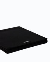 Ribbed cashmere- and wool-blend scarf - Black | Pinko