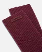 Long wool and cashmere-blend gloves -  | Pinko