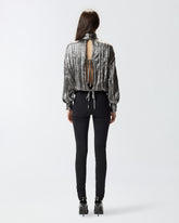 Bluse in Laminat-Optik -  | Pinko